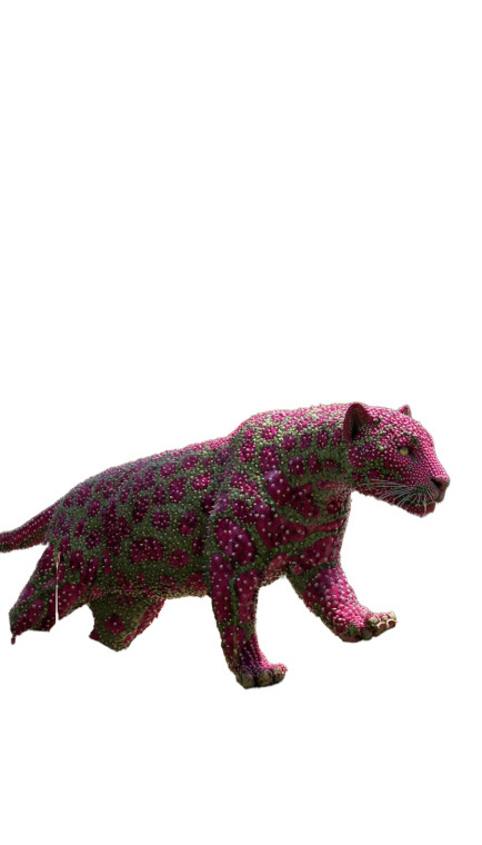 Cactus Jaguar Vinyl Car Decal Sticker – Waterproof & UV-Resistant 4.8533333333333335"