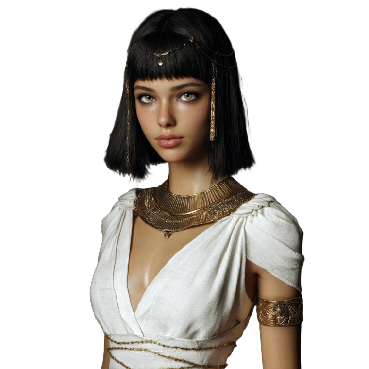 Young Cleopatra V2 Vinyl Car Decal Sticker – Waterproof & UV-Resistant 3.4133333333333336"