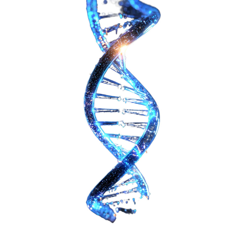 Glowing Dna Helix V4 Vinyl Car Decal Sticker – Waterproof & UV-Resistant 3.4133333333333336"