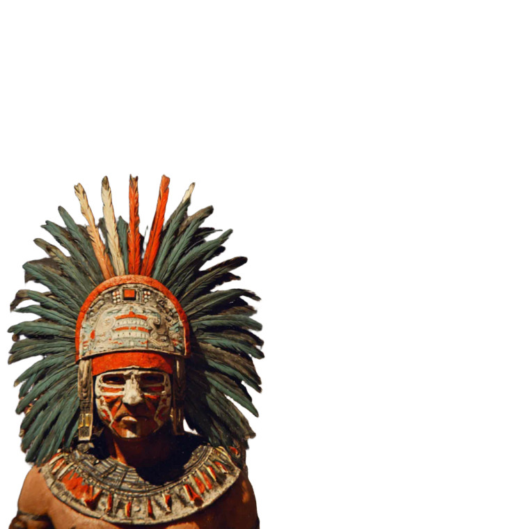 Aztec Warrior Capital Vinyl Car Decal Sticker – Waterproof & UV-Resistant 6.826666666666667"