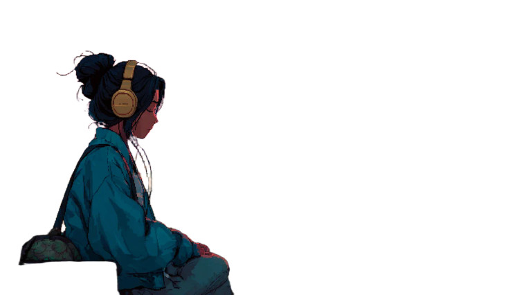 Anime Girl Journey Vinyl Car Decal Sticker – Waterproof & UV-Resistant 5.4