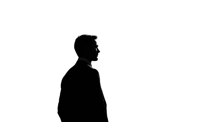 Business Man Silhouette Vinyl Car Decal Sticker – Waterproof & UV-Resistant 5.4