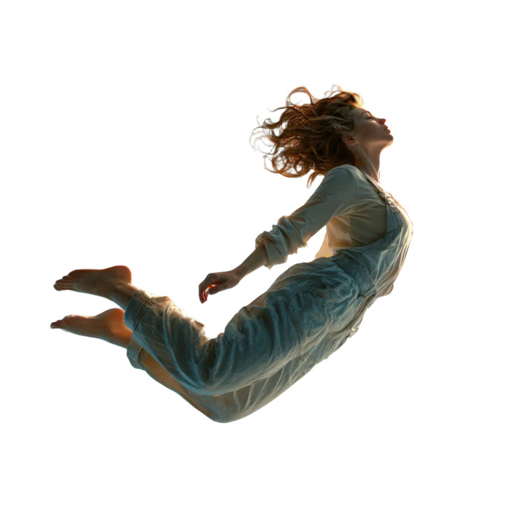 Floating In Rainbow Vinyl Car Decal Sticker – Waterproof & UV-Resistant 6.826666666666667"