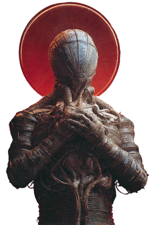 Cybernetic Heart V2 Vinyl Car Decal Sticker – Waterproof & UV-Resistant 8.96"