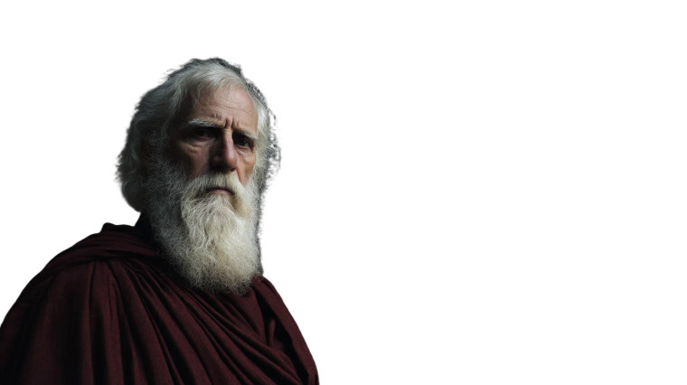 Stoic Philosopher V3 Vinyl Car Decal Sticker – Waterproof & UV-Resistant 2.72"