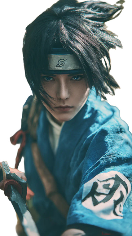 Sasuke Uchiha Cosplay Vinyl Car Decal Sticker – Waterproof & UV-Resistant 4.8533333333333335"