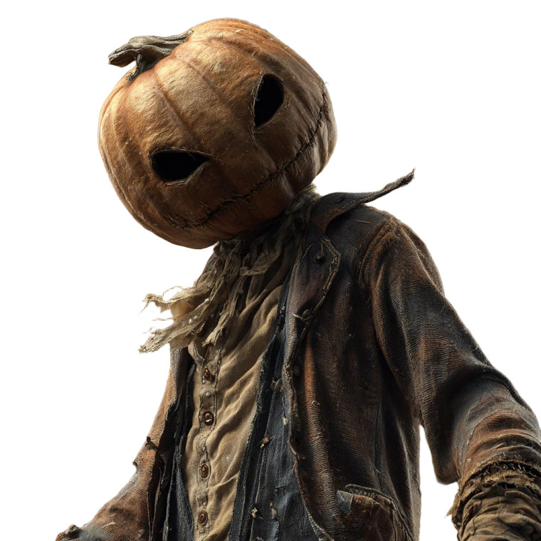 Scary Jack O Lantern Vinyl Car Decal Sticker – Waterproof & UV-Resistant 3.4133333333333336"