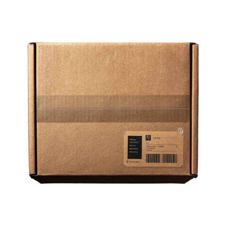 Cardboard Box Shipment Vinyl Car Decal Sticker – Waterproof & UV-Resistant 6.826666666666667"