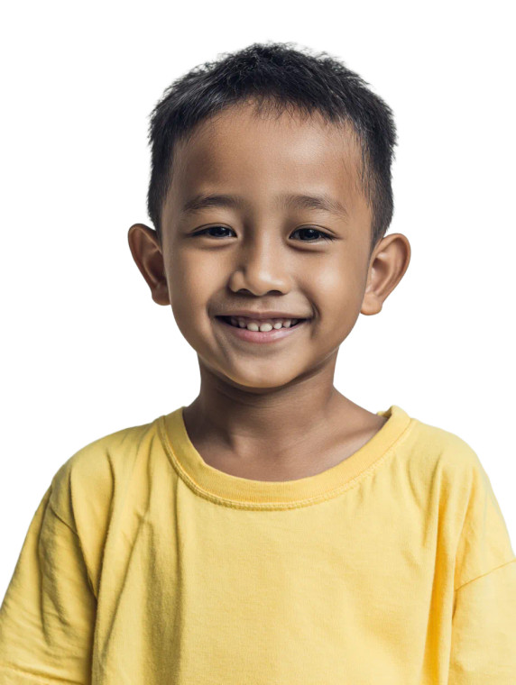 Smiling Indonesian Boy V2 Vinyl Car Decal Sticker – Waterproof & UV-Resistant 4.1066666666666665"