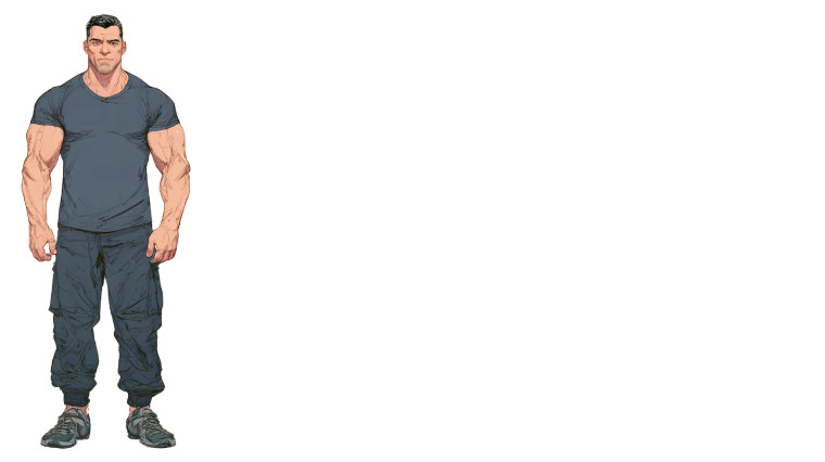 Military Character Design V2 Vinyl Car Decal Sticker – Waterproof & UV-Resistant 5.4