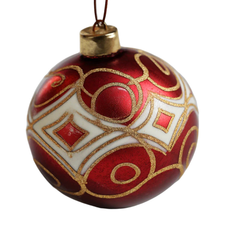 Christmas Ornament Vinyl Car Decal Sticker – Waterproof & UV-Resistant 3.4133333333333336"