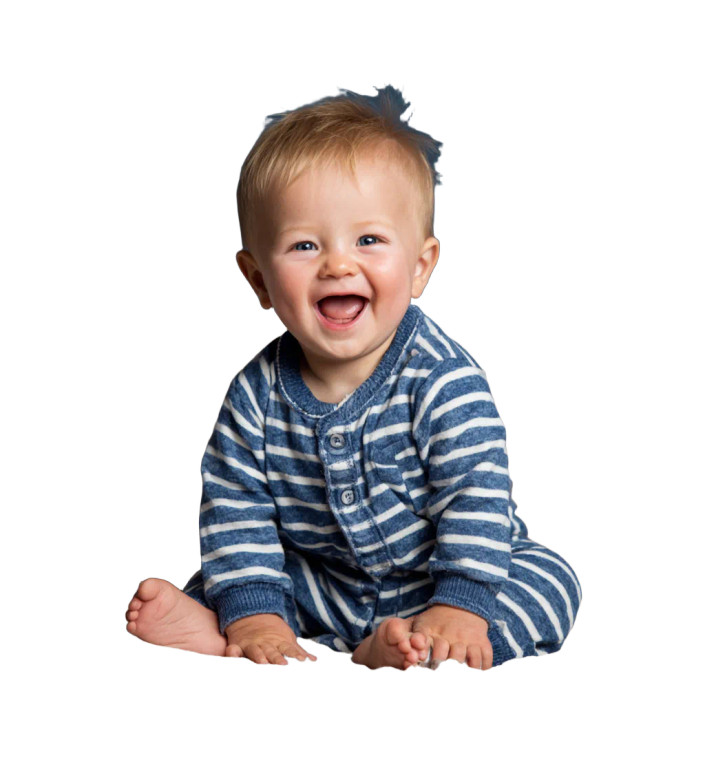 Smiling Baby Boy V5 Vinyl Car Decal Sticker – Waterproof & UV-Resistant 3.6