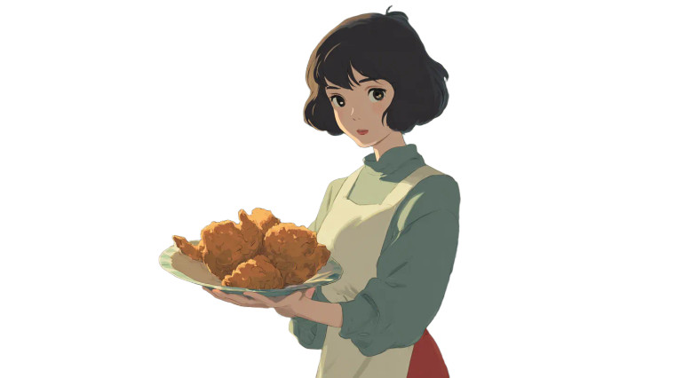 Ghibli Kitchen Scene Vinyl Car Decal Sticker – Waterproof & UV-Resistant 5.4