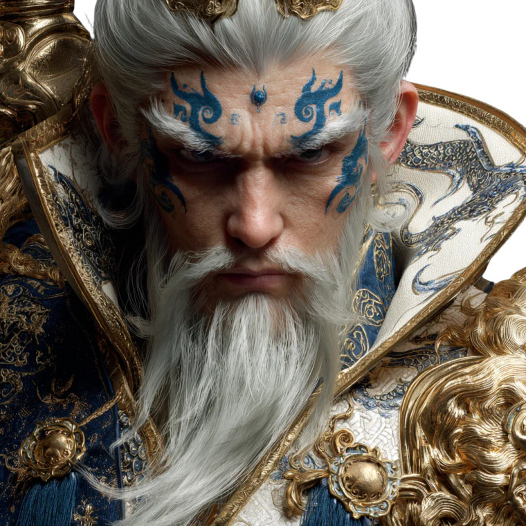 Dragon King Portrait Vinyl Car Decal Sticker – Waterproof & UV-Resistant 6.826666666666667"