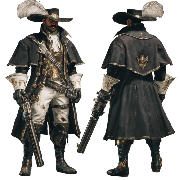 Gunslinger Pirate Vinyl Car Decal Sticker – Waterproof & UV-Resistant 3.4133333333333336" Gunslinger Pirate Vinyl Car Decal Sticker – Waterproof & UV-Resistant 3.4133333333333336"