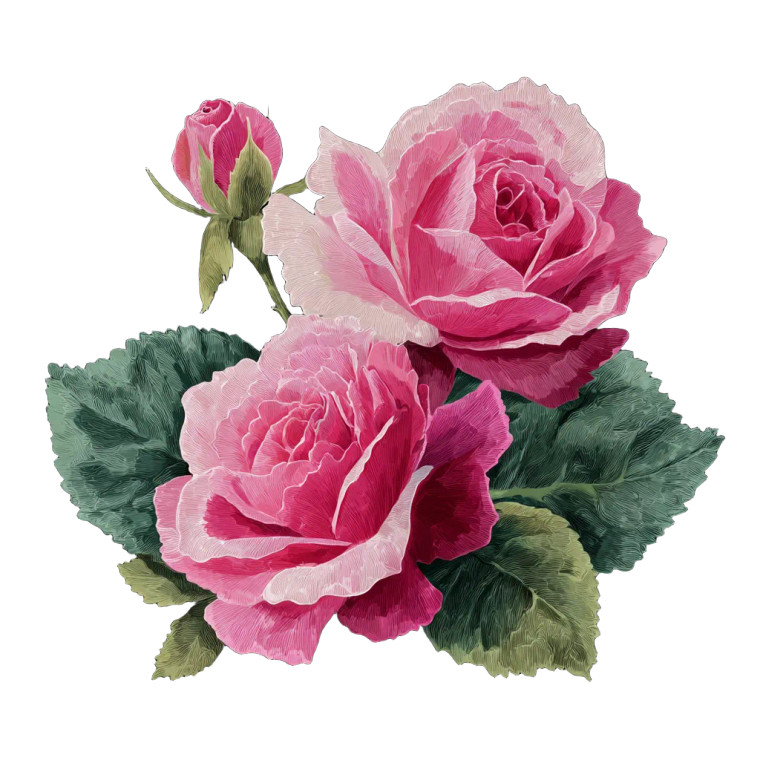 Pink Rose Sticker Vinyl Car Decal Sticker – Waterproof & UV-Resistant 3.4133333333333336"