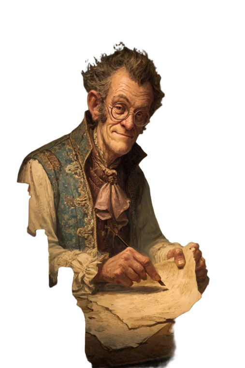 Eccentric Nobleman Portrait Vinyl Car Decal Sticker – Waterproof & UV-Resistant 4.4