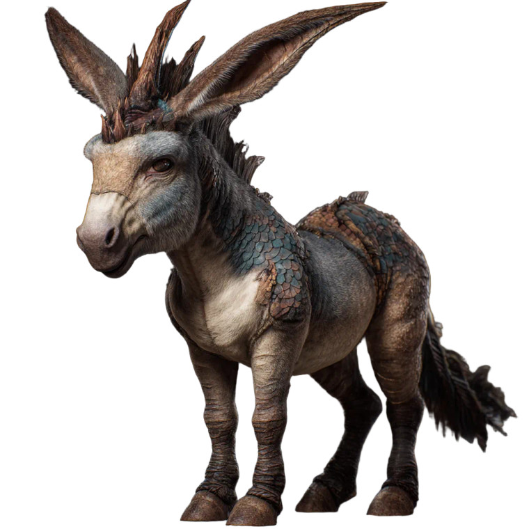 Donkey-Dragon Vinyl Car Decal Sticker – Waterproof & UV-Resistant 3.4133333333333336"