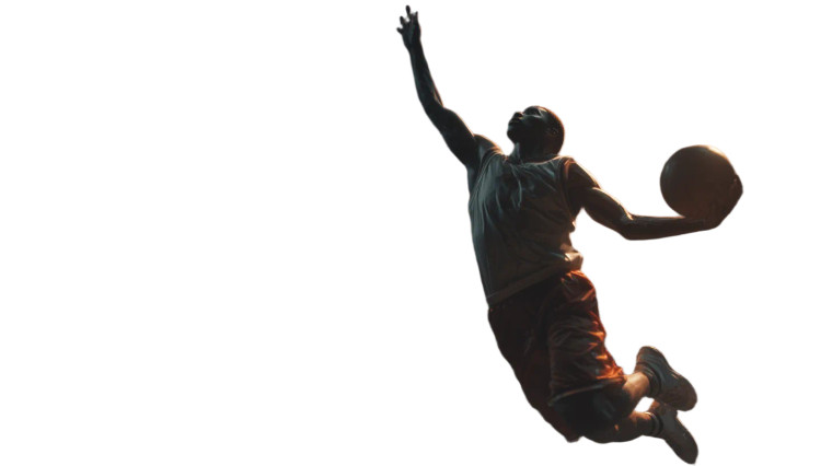 Basketball Jump Shot V3 Vinyl Car Decal Sticker – Waterproof & UV-Resistant 2.72"