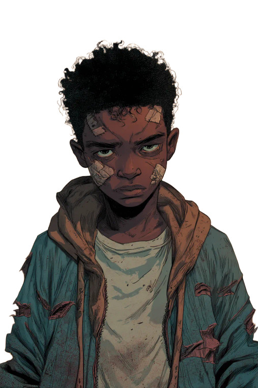 Gritty Urban Survivor Vinyl Car Decal Sticker – Waterproof & UV-Resistant 4.4