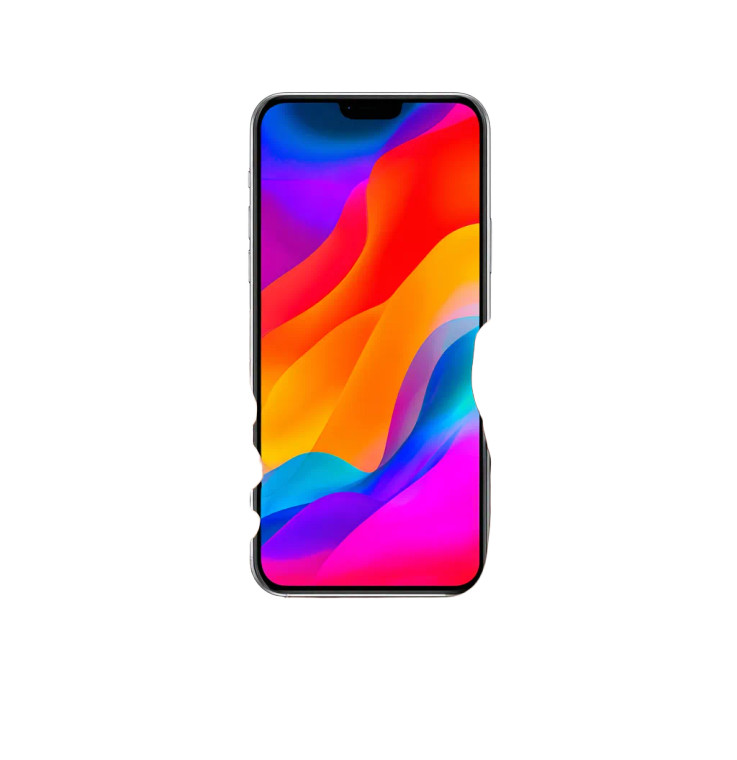 Colorful Iphone Hand Vinyl Car Decal Sticker – Waterproof & UV-Resistant 3.52"
