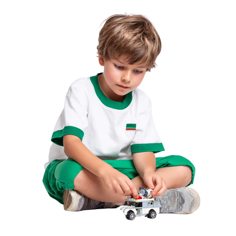 Aristocratic Boy Assembling Lego Vinyl Car Decal Sticker – Waterproof & UV-Resistant 3.4133333333333336"