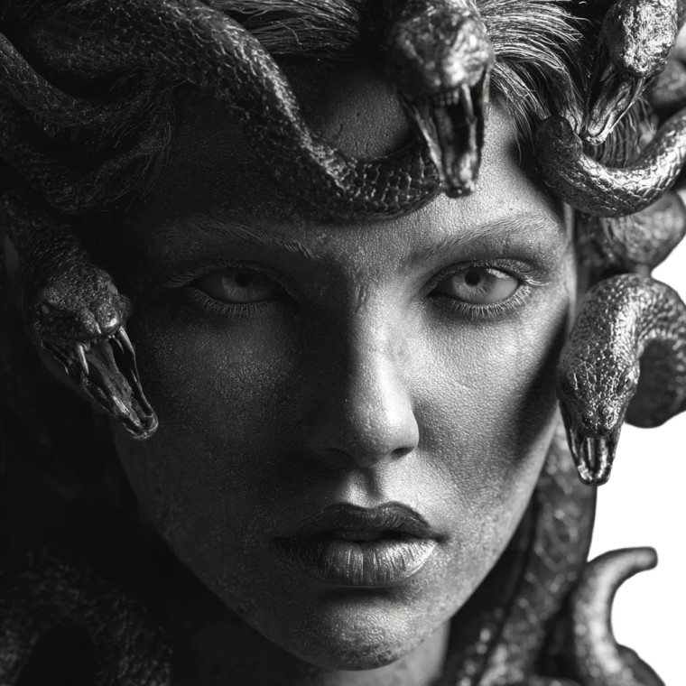 Medusa'S Gaze V4 Vinyl Car Decal Sticker – Waterproof & UV-Resistant 3.4133333333333336"