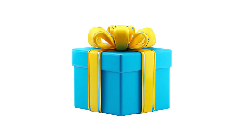 Birthday Gift Box Vinyl Car Decal Sticker – Waterproof & UV-Resistant 2.72"