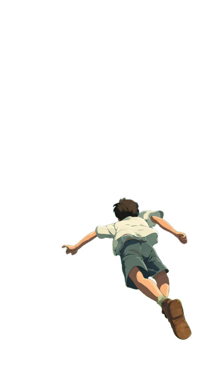 Flying Boy Adventure V9 Vinyl Car Decal Sticker – Waterproof & UV-Resistant 9.706666666666667"