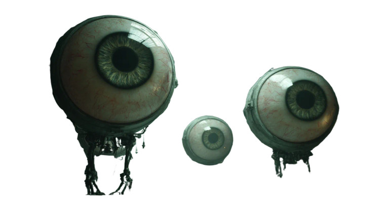 Giant Eyeball Creatures Vinyl Car Decal Sticker – Waterproof & UV-Resistant 2.72"
