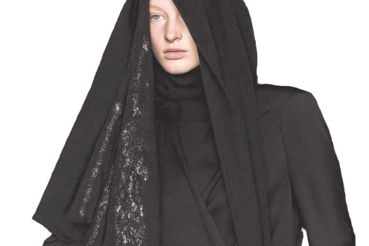 Elegant Hooded Figure V2 Vinyl Car Decal Sticker – Waterproof & UV-Resistant 5.97333333333333
