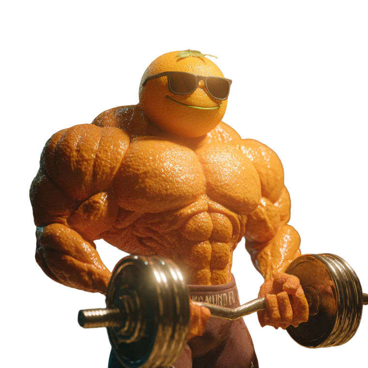 Superhero Orange Vinyl Car Decal Sticker – Waterproof & UV-Resistant 3.4133333333333336"