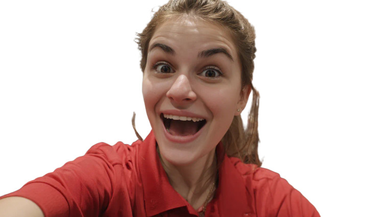 Cheerful Selfie Vinyl Car Decal Sticker – Waterproof & UV-Resistant 5.4