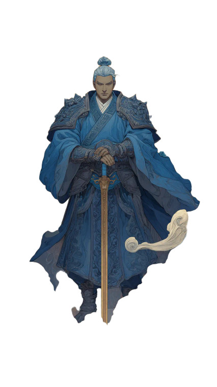 Ancient Chinese General V50 Vinyl Car Decal Sticker – Waterproof & UV-Resistant 9.706666666666667"