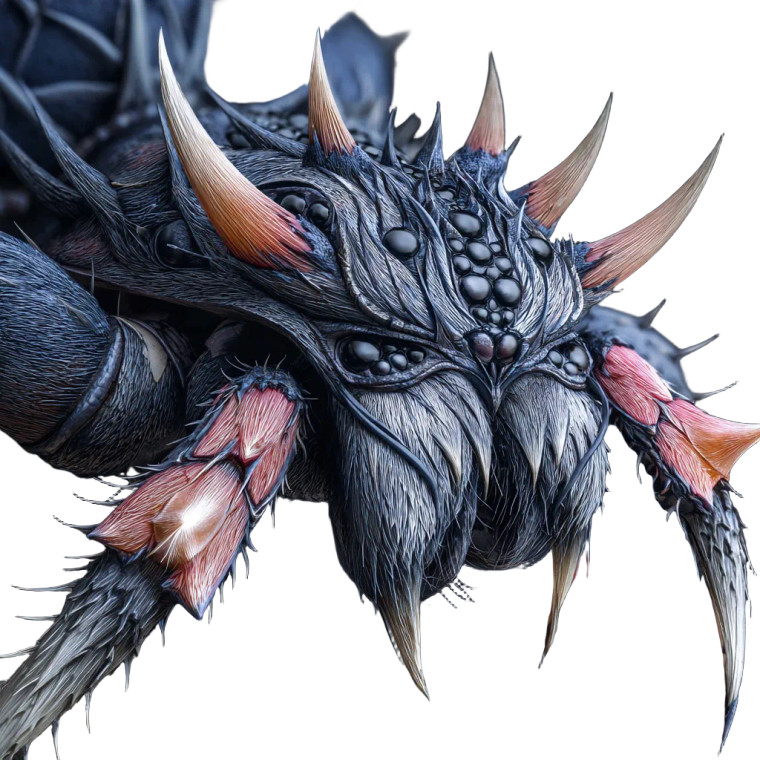 Wolf Spider V2 Vinyl Car Decal Sticker – Waterproof & UV-Resistant 3.4133333333333336"