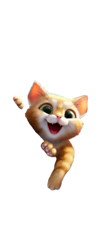 Laughing Cartoon Cat Vinyl Car Decal Sticker – Waterproof & UV-Resistant 5.4