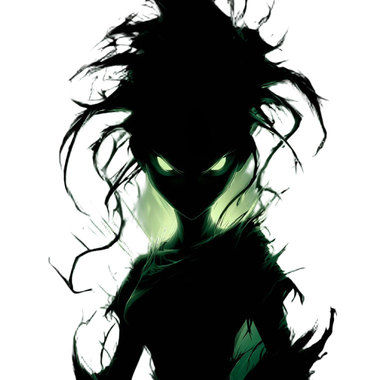 Demonic Witch Shadow Vinyl Car Decal Sticker – Waterproof & UV-Resistant 6.826666666666667"