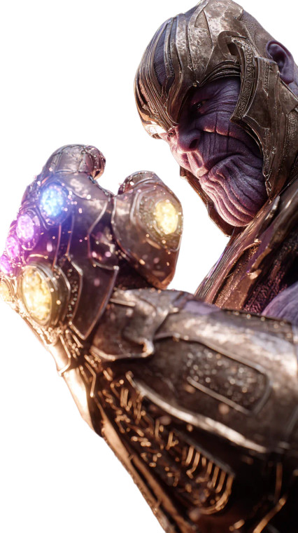 Thanos' Gauntlet Snap Vinyl Car Decal Sticker – Waterproof & UV-Resistant 9.706666666666667"