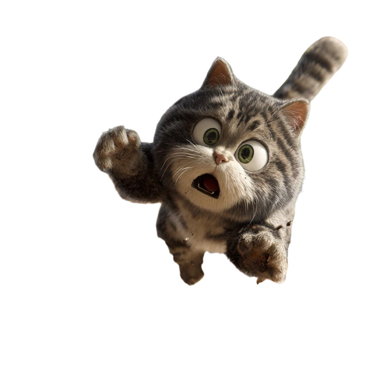 Mischievous Cat Chaos Vinyl Car Decal Sticker – Waterproof & UV-Resistant 3.4133333333333336"