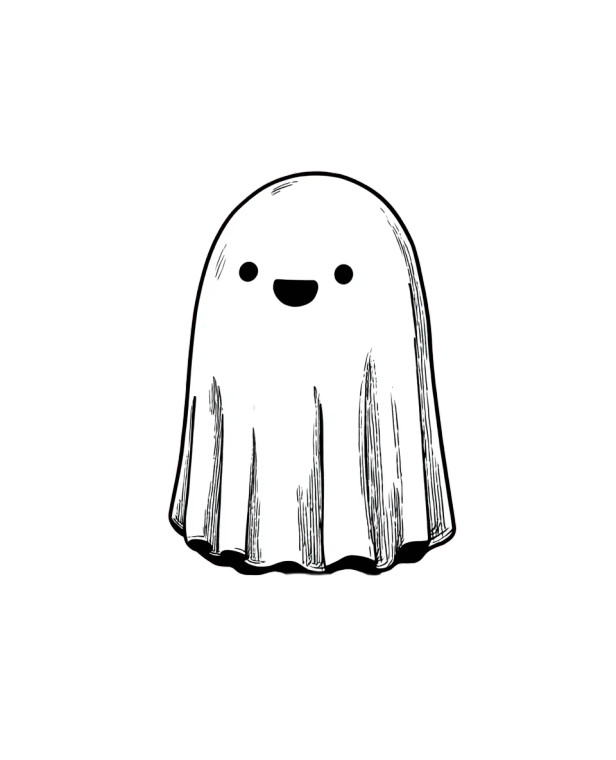 Kawaii Ghost V2 Vinyl Car Decal Sticker – Waterproof & UV-Resistant 3.946666666666666