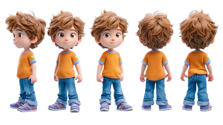 Young Boy Presenter Vinyl Car Decal Sticker – Waterproof & UV-Resistant 5.4