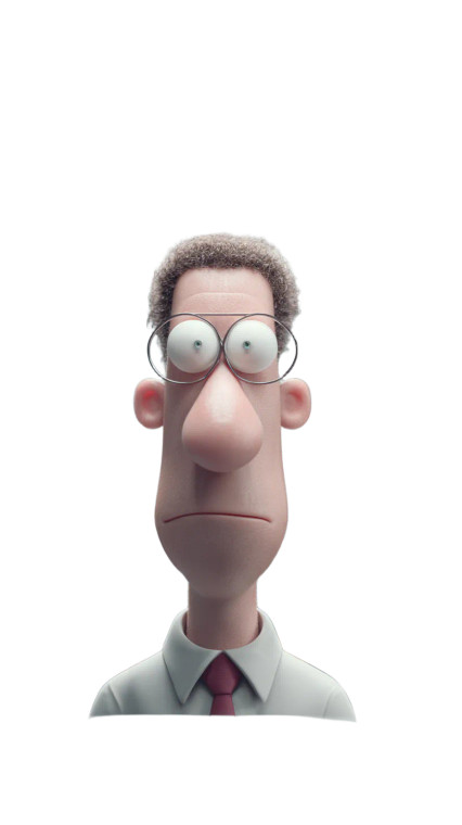 Real-Life Dilbert Vinyl Car Decal Sticker – Waterproof & UV-Resistant 9.706666666666667"