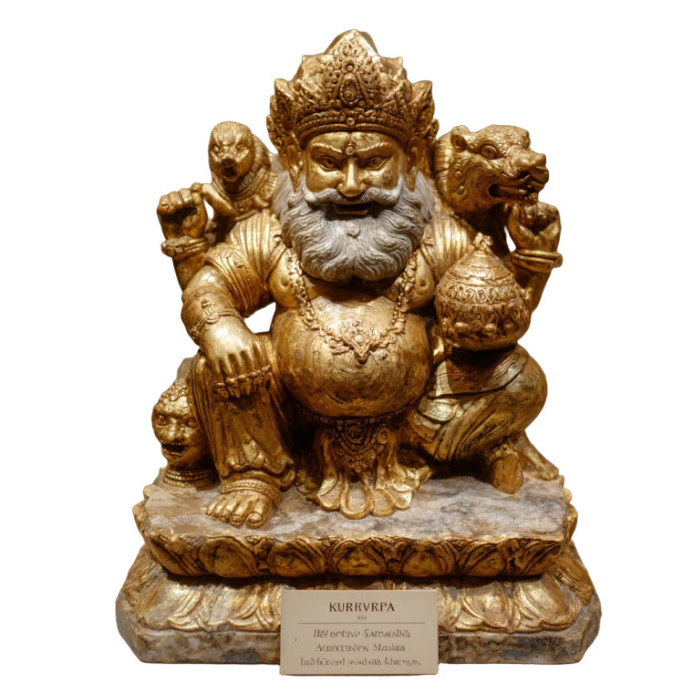 Kubera The Wealthy Vinyl Car Decal Sticker – Waterproof & UV-Resistant 6.826666666666667"