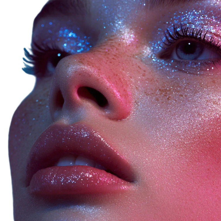 Glossy Beauty Portrait Vinyl Car Decal Sticker – Waterproof & UV-Resistant 3.4133333333333336"