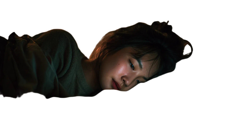 Sleeping With Phone Vinyl Car Decal Sticker – Waterproof & UV-Resistant 2.72"