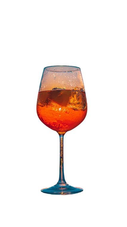Aperol Spritz Glass Vinyl Car Decal Sticker – Waterproof & UV-Resistant 9.706666666666667"