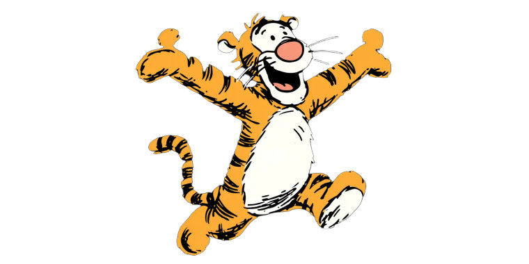 Dancing Tigger Vinyl Car Decal Sticker – Waterproof & UV-Resistant 5.12"