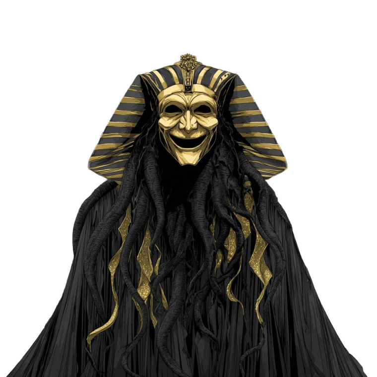 Menacing Pharaoh Vinyl Car Decal Sticker – Waterproof & UV-Resistant 6.826666666666667"