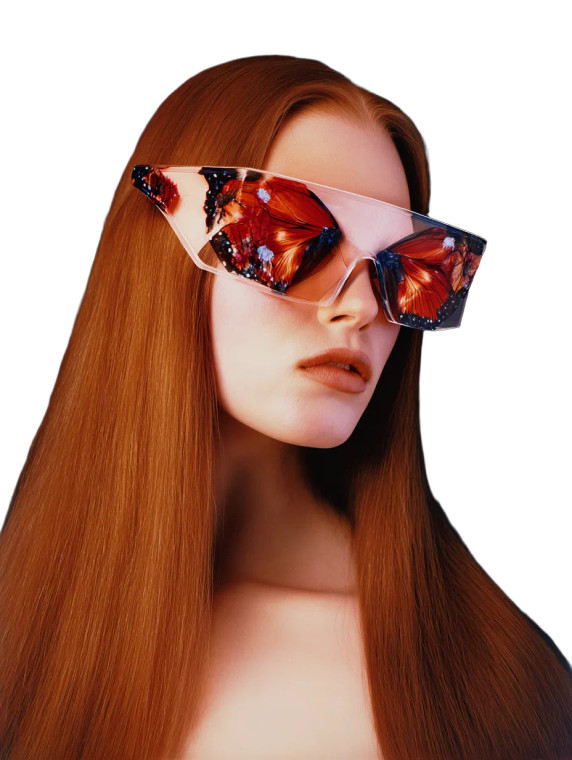 Surreal Fashion Portrait V30 Vinyl Car Decal Sticker – Waterproof & UV-Resistant 8.213333333333333"