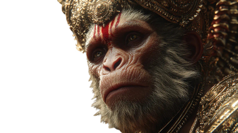 Divine Hanuman King Vinyl Car Decal Sticker – Waterproof & UV-Resistant 5.4